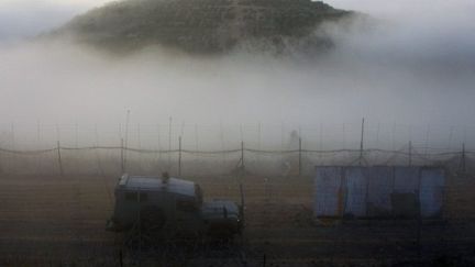 L'armée israélienne patrouille sur le plateau du Golan, le long de la ligne de cessez-le-feu (6 juin 2011) (AFP / Jack Guez)