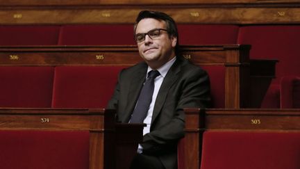 Le d&eacute;put&eacute; Thomas Th&eacute;venoud &agrave; l'Assembl&eacute;e nationale, &agrave; Paris, le 28 novembre 2014. (PATRICK KOVARIK / AFP)