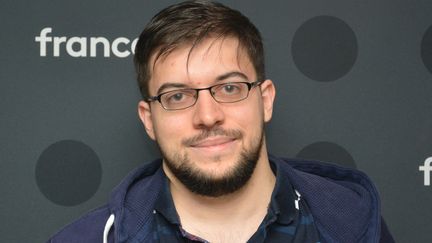 Maxime Vachier-Lagrave était l'invité de Mise à jour, jeudi 30 novembre, sur franceinfo.&nbsp; (RADIO FRANCE / JEAN-CHRISTOPHE BOURDILLAT)