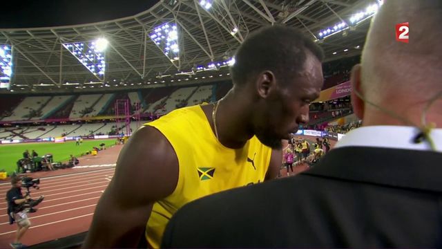 Réaction d'Usain Bolt