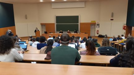 Amphithéâtre de la faculté des sciences de Vandoeuvre-les-Nancy (Meurthe et Moselle)
. (CEDRIC LIETO / RADIO FRANCE)