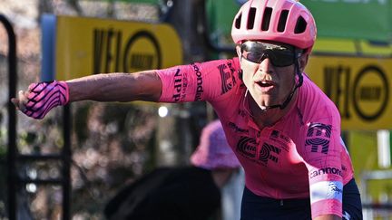 Magnus Nielsen a remporté la dernière étape de ce Paris-Nice (ANNE-CHRISTINE POUJOULAT / AFP)