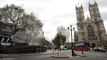 L'entrée de Westminster Abbey au centre de Londres (AFP. Ben Stansall)