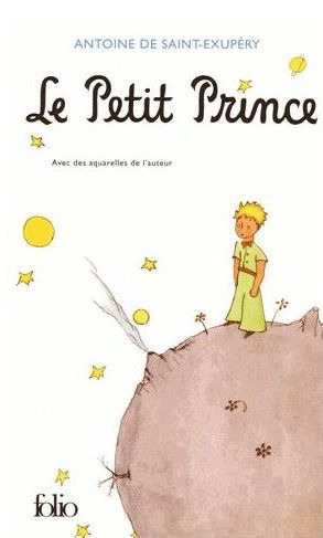 "Le Petit prince" : 1re de couverture (Ed. Folio), aquarelle d'Antoine de Saint-Exupery
 (Gallimard (Folio))