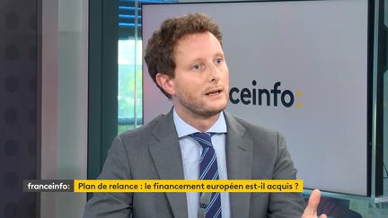 Clément Beaune, secrétaire d’État chargé des Affaires européennes, invité du 18h50 franceinfo, le vendredi 4 septembre 2020. (FRANCEINFO / RADIOFRANCE)