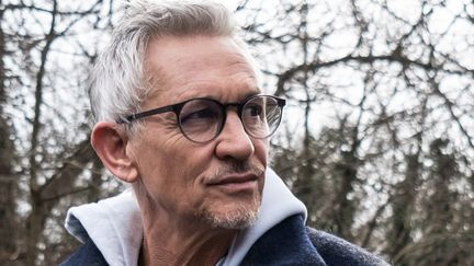 L'ancien footballeur Gary Lineker, à Londres, le 13 mars 2023. (NIKLAS HALLE'N / AFP)