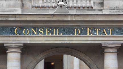 La façade du Conseil d'Etat, à Paris. (MANUEL COHEN / AFP)