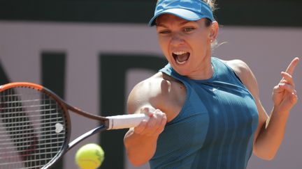 La Roumaine Simona Halep (THOMAS SAMSON / AFP)