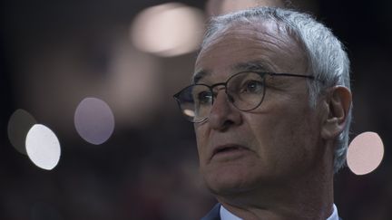 Claudio Ranieri, lors de son passage en Angleterre à Leicester, en février 2017. (JORGE GUERRERO / AFP)