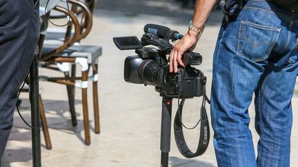 En moyenne, 80 journalistes sont morts chaque année entre 2003 et 2022. (NICOLAS GUYONNET / HANS LUCAS / AFP)