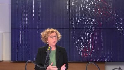 Muriel Pénicaud, ministre du Travail, jeudi 14 février 2019, sur franceinfo. (FRANCEINFO / RADIOFRANCE)