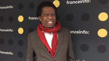 Dany Laferrière était l'invité de la Mise à jour sur franceinfo. (RADIO FRANCE / JEAN-CHRISTOPHE BOURDILLAT)