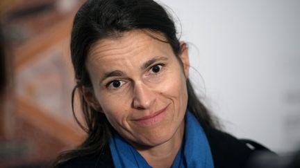 Aur&eacute;lie Filippetti, au mus&eacute;e du Quai Branly, &agrave; Paris, le 30 d&eacute;cembre 2012. (FRED DUFOUR / AFP)