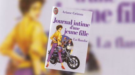 Couverture du livre "Journal intime d'une jeune fille, La flambe" aux éditions J'ai lu. (CAPTUR D'ECRAN)