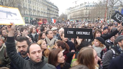 &nbsp; (Rassemblement Charlie à Paris 11 janvier 2015 © Jean-Christophe Bourdillat - RADIOFRANCE)