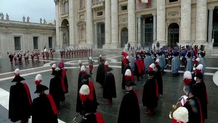 Le pape François a notamment cité le Soudan et l’Ukraine dans son traditionnel message de Noël, le 25 décembre. (CAPTURE D'ÉCRAN FRANCE 3)