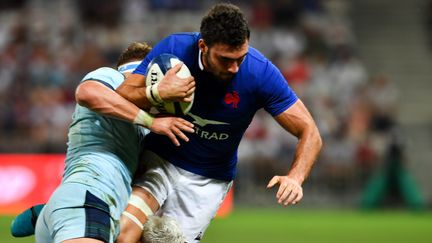 Le Toulonnais Charles Ollivon lors d'un match face à l'Ecosse, le 17 août 2019. (PASCAL GUYOT / AFP)