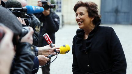 Roselyne Bachelot, l'ancienne ministre de la Sant&eacute; devenue chroniqueuse t&eacute;l&eacute;, le 8 janvier 2013 &agrave; Paris. (PIERRE VERDY / AFP)