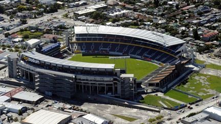 L'AMI Stadium (ex Lancaster Park), le stade de rugby de Christchurch