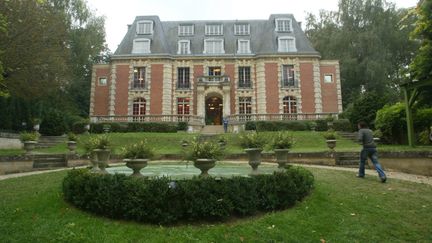 Le château des Vives-Eaux à Dammarie-les-lys (Seine-et-Marne) a accueilli les tournages de la Sar Academy jusqu'en 2023. (PHILIPPE LENGLIN / MAXPPP)