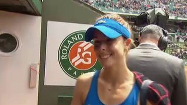  Roland-Garros : Alizé Cornet sort la Croate Mirjana Lucic "avec le cœur et les tripes"