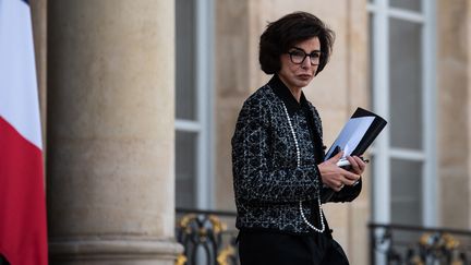 La ministre de la Culture, Rachida Dati, à Paris, le 20 mars 2024. (ANDREA SAVORANI NERI / NURPHOTO / AFP)