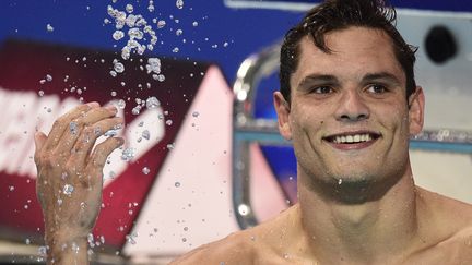 Florent Manaudou, champion du monde du 50m nage libre (MARTIN BUREAU / AFP)