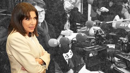 Après une campagne qui n'a jamais décollé, Anne Hidalgo réalise le pire score de l'histoire&nbsp;du Parti socialiste à l'élection présidentielle. (SYLVAIN LEFEVRE / GETTY IMAGES / JESSICA KOMGUEN / PIERRE-ALBERT JOSSERAND)