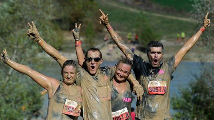 Des "Mud Guys" lors de l'édition 2014