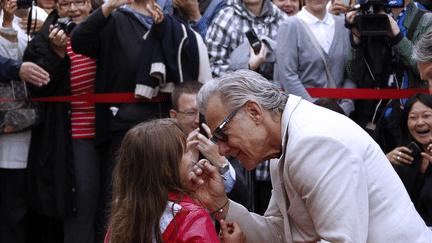 Harvey Keitel sur le tapis rouge de Deauville
 (CHARLY TRIBALLEAU / AFP)