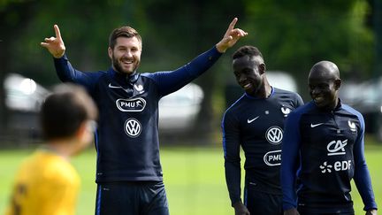 L'attaquant fran&ccedil;ais Andr&eacute;-Pierre Gignac, ici le 28 mai 2015 &agrave; Clairefontaine (Yvelines), est un des 13 joueurs pr&eacute;nomm&eacute;s Andr&eacute; (ou Andriy, ou Andres, ou Andy), &agrave; participer &agrave; l'Euro 2016. (FRANCK FIFE / AFP)