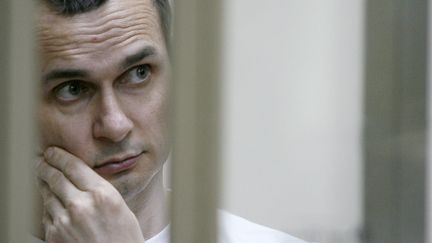 Oleg Sentsov, à son procès le 21 juillet 2015
 (SERGEI VENYAVSKY / AFP)