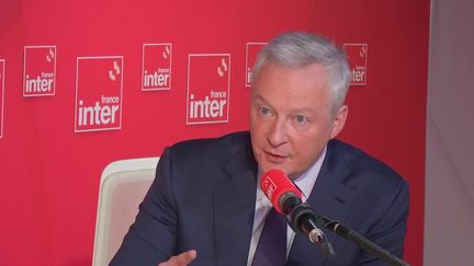 Bruno Le Maire, ministre de l'Economie, était l'invité de France Inter le 6 février 2023. (FRANCE INTER / RADIO FRANCE)