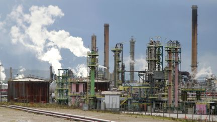 La raffinerie Petroplus de Petit-Couronne (Seine-Maritime), le 5 novembre 2012. (CHARLY TRIBALLEAU / AFP)