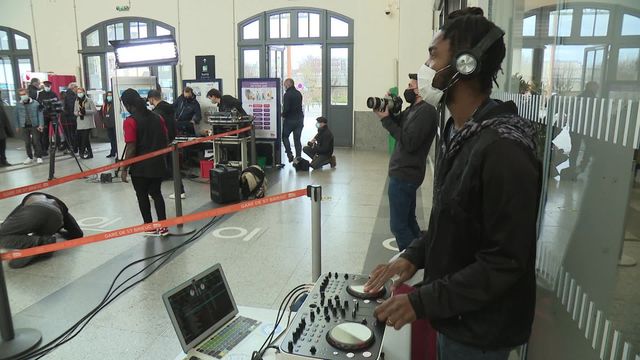 Battle hip-hop en gare de St Brieuc