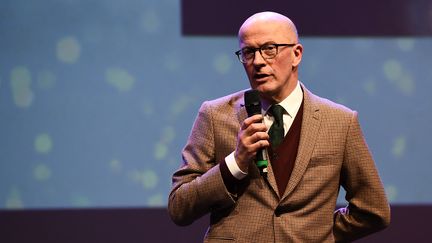 Le réalisateur et scénariste Jacques Audiard à l'Institut du Monde arabe à Paris le 4 février 2019. (ANNE-CHRISTINE POUJOULAT / AFP)