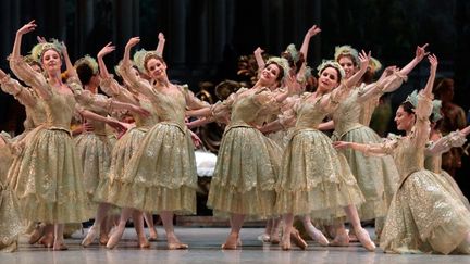 La répétition en costumes du ballet "La Belle aux bois dormant de Piotr Ilytch Tchaikovsky, sur une chorégraphie de Rudolf Nureyev
 (JACQUES DEMARTHON / AFP)