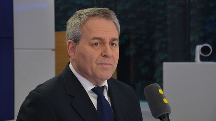 Xavier Bertrand, président du Conseil régional des Hauts-de-France, le 28 février 2018 (JEAN-CHRISTOPHE BOURDILLAT / FRANCEINFO / RADIO FRANCE)