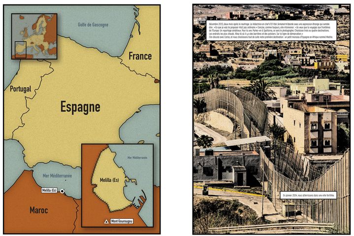 "La Fissure", page 16-17
 (Carlos Spottorino)