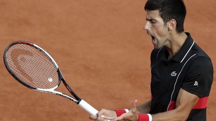 Novak Djokovic qualifié pour les quarts de finale de Roland-Garros  (THOMAS SAMSON / AFP)