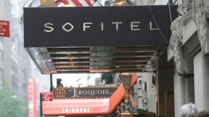 Le Sofitel de Manhattan où Dominique Strauss-Kahn est accusé d'agression sexuelle (16 mai 2011) (AFP / Getty Images North America / Monica Graff)