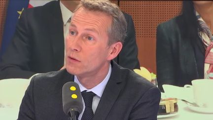 Guillaume Garot, député PS de la Mayenne, invité de franceinfo le 24 février 2018. (RADIO FRANCE / FRANCE INFO)