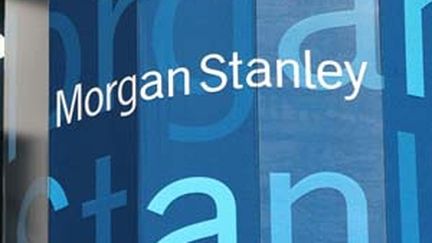 Le logo de la banque US Morgan Stanley (© AFP / Mario Tama)