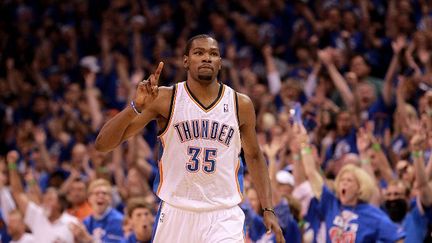 Kevin Durant (Oklahoma City Thunder) affole la NBA (RONALD MARTINEZ / GETTY IMAGES NORTH AMERICA)