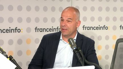 Arnaud Rousseau, président du syndicat agricole FNSEA, le 24 mai 2023 sur franceinfo. (FRANCEINFO / RADIO FRANCE)