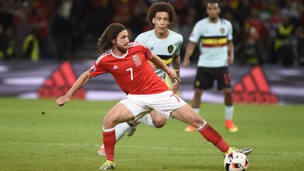 Joe Allen face à la Belgique pendant l'Euro 2016 (JEAN MARIE HERVIO / DPPI MEDIA)