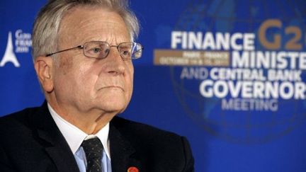 Jean-Claude Trichet lors du G20, à Paris, le samedi 15 octobre 2011. (ERIC PIERMONT / AFP)