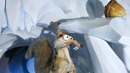 Scrat, la star de &quot;L&#039;Age de Glace&quot; désormais au musée Grévin
 (FRANCOIS GUILLOT / AFP)