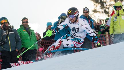 Marcel Hirscher, trop fort pour la concurrence (JURE MAKOVEC / AFP)