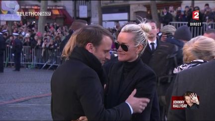 Arrivée Laeticia Hallyday